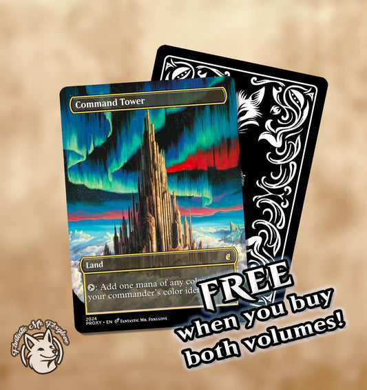 15+ Utility Lands | Proxy Cards — 2 Volumes! Buy Both for a Free Cmd Tower!—Tomb, Cradle, Coffers, Saga, City, Workshop, Bazaar, Academy