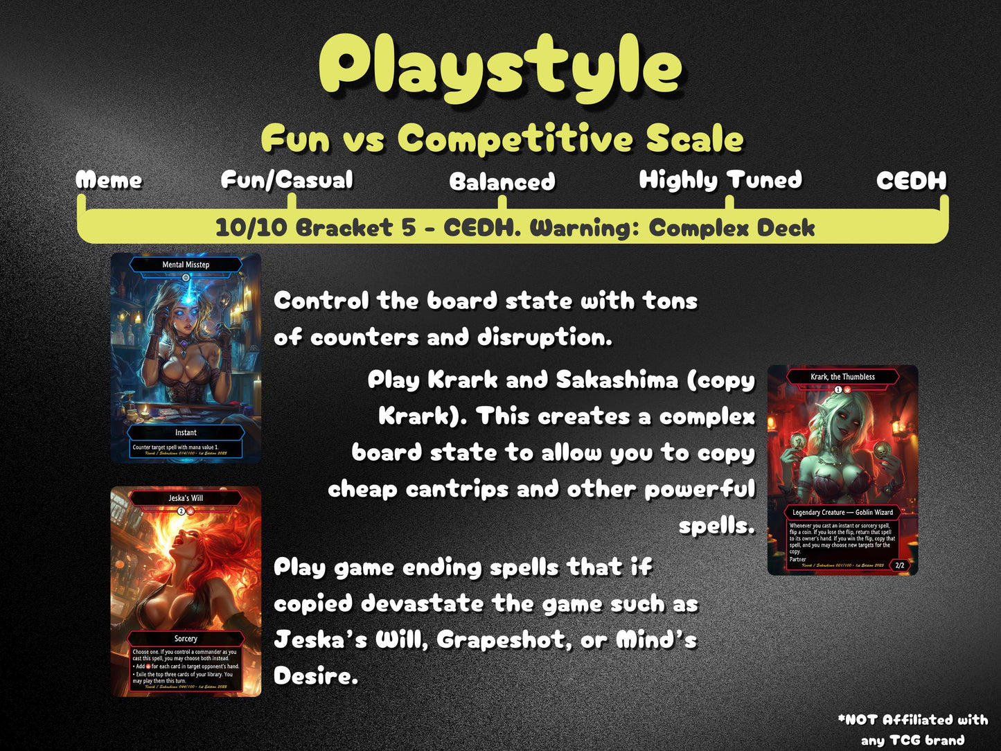 Krark Commander Coin Flip Deck – Custom Cards for Casual Play
