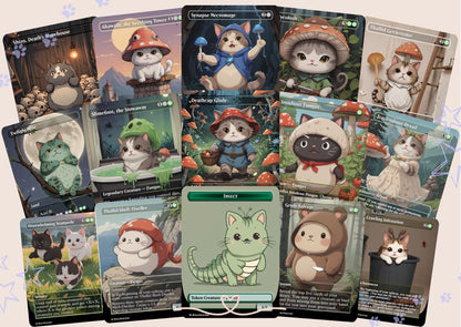 Mycotyrant Self Mill Proxy Commander Deck, 100 Cards + 6 Free Tokens | Cute Custom Full Art | MuraProxyArt