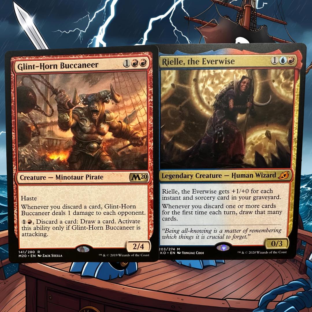 MTG Commander Deck EDH Deck Captain Howler, Sea Scourge 100 Magic Cards Custom Deck Izzet Discard Aetherdrift