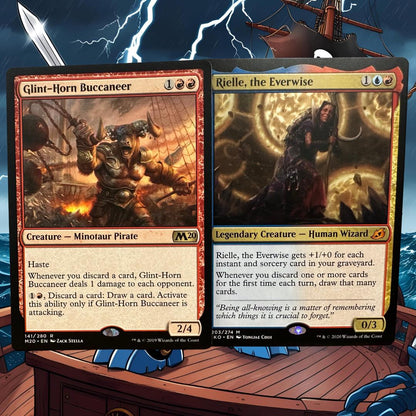 MTG Commander Deck EDH Deck Captain Howler, Sea Scourge 100 Magic Cards Custom Deck Izzet Discard Aetherdrift