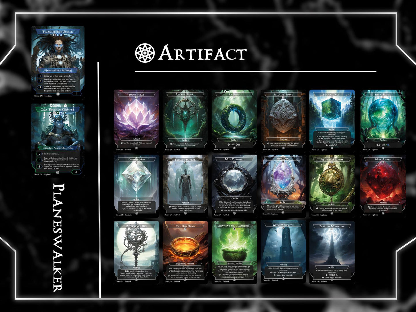 Kinnan Infinite Mana - Commander EDH Deck - With Tokens - MTG Full Proxy Deck, Altered Cards cEDH