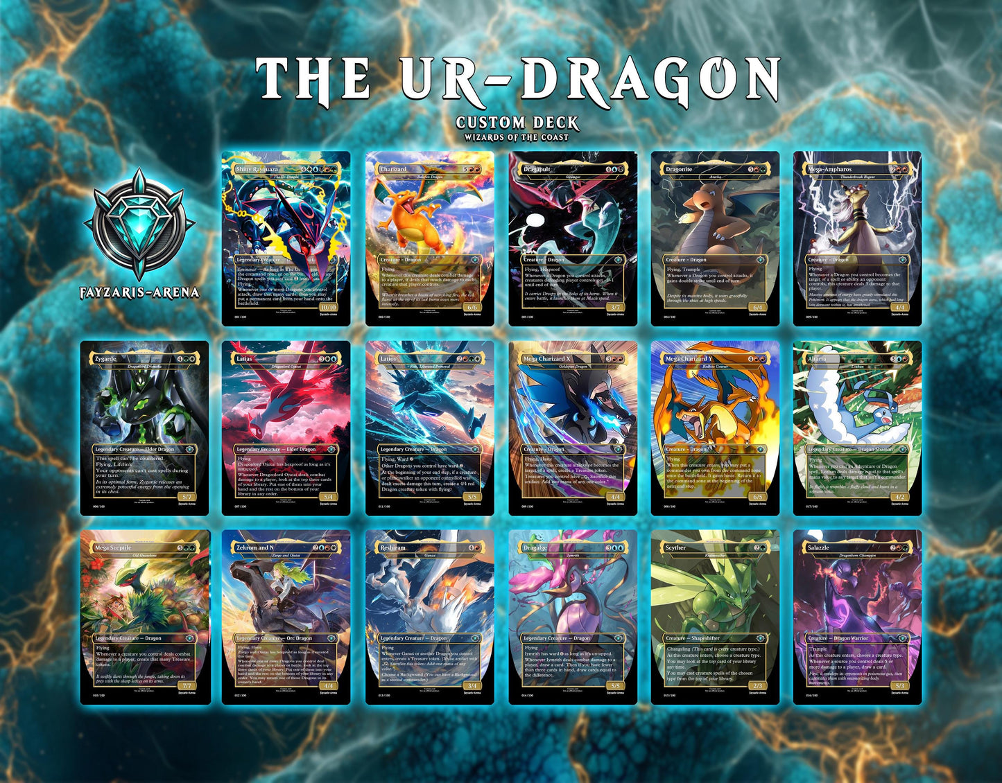 The Ur Dragon MTG Proxy Commander Deck