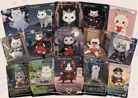 Edgar Markov Vampire Tribal Proxy Commander Deck, 100 Cards + 8 Free Tokens | Cute Custom Full Art | MuraProxyArt