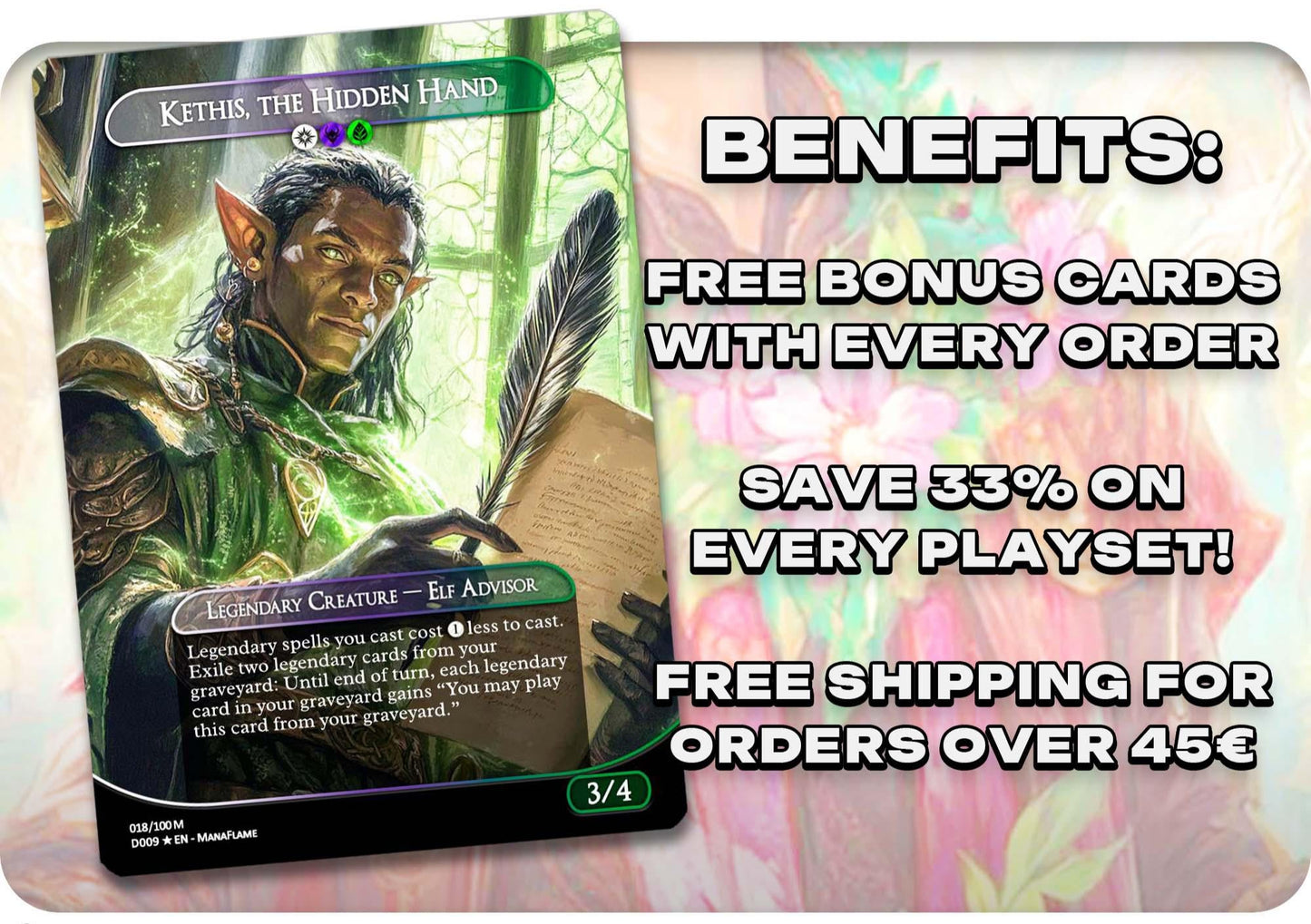 Jodah Legends Tribal - 120 Proxy Cards - Commander EDH Deck - High Quality Altered Cards - Full ManaFlame Deck