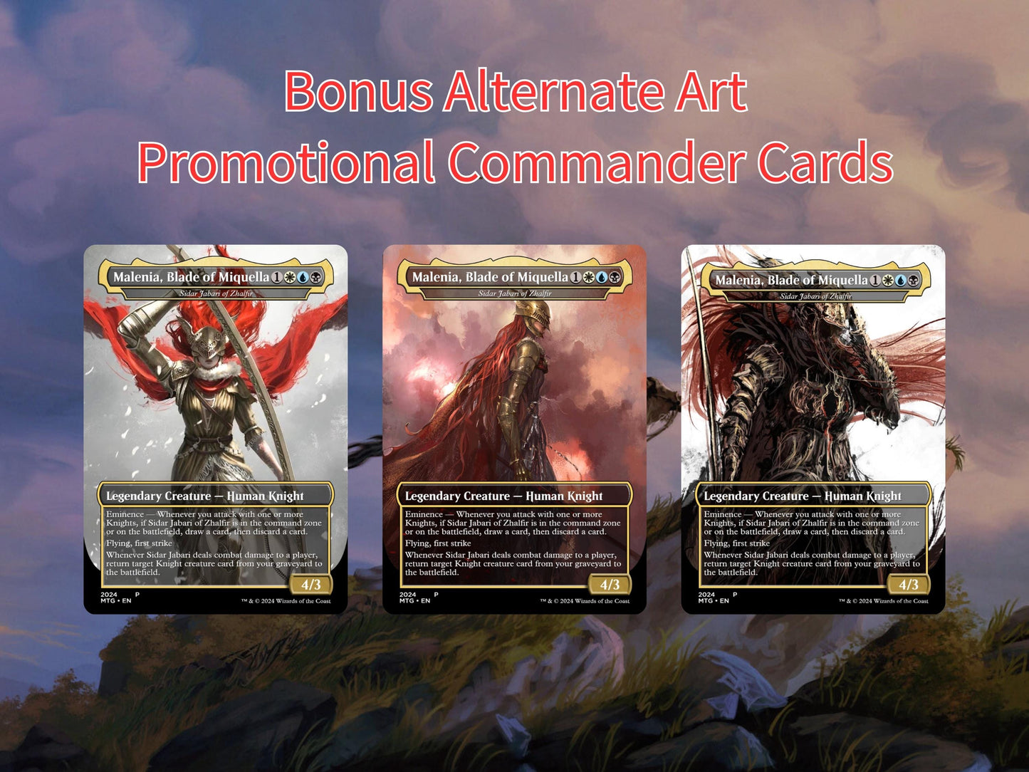 Elden Ring Commander Deck • Elden Ring Mtg Proxy Deck • Mtg Commander Deck • Custom MTG card • Sidar Jabari of Zhalfir • Mtg Proxy Commander