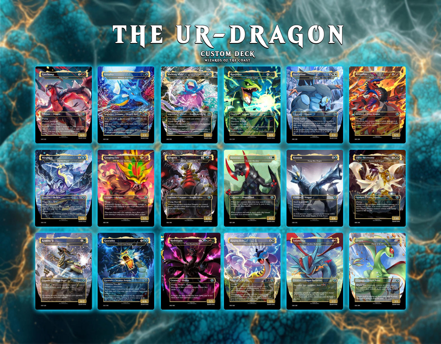 The Ur Dragon MTG Proxy Commander Deck