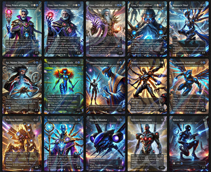 Urza, Chief Artificer Affinity Deck, 120 Cards, 14 Sideboard, 6 Tokens Includes All Main Urza's, Shorikai, Artifacts, Custom