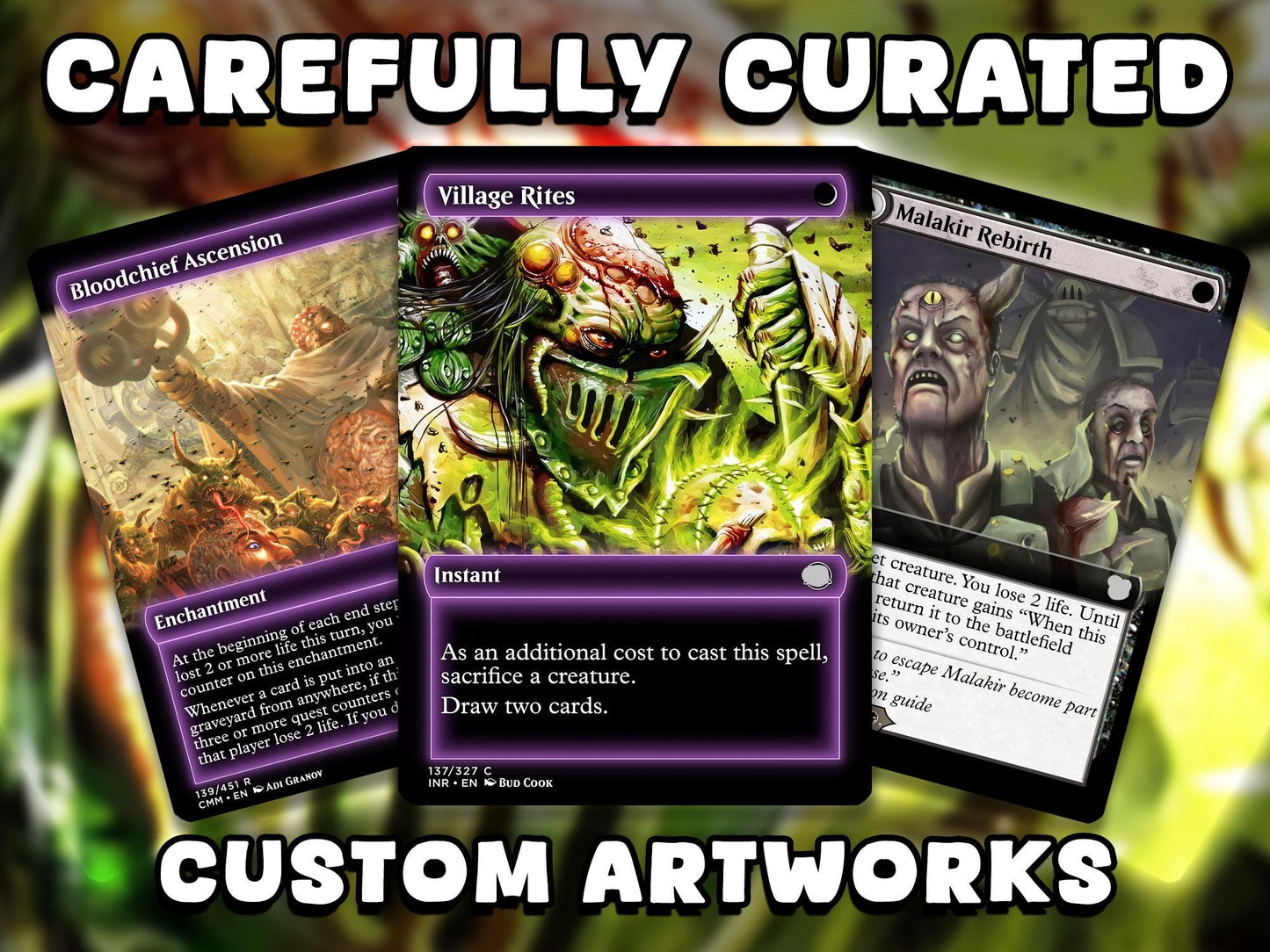 Pestilence EDH Commander Deck – Custom Plague-Inspired MTG Proxy Deck
