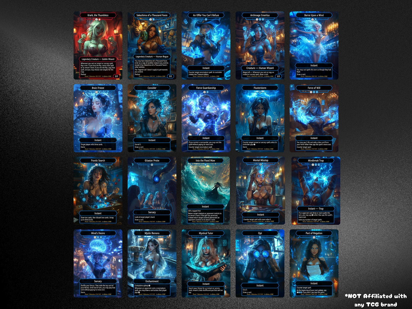 Krark Commander Coin Flip Deck – Custom Cards for Casual Play