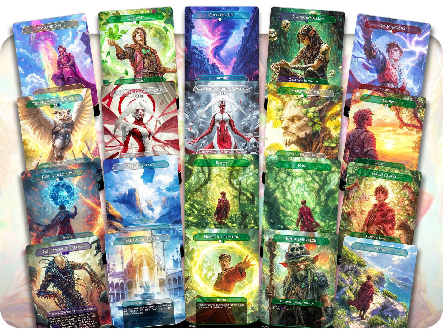 Jodah Legends Tribal - 120 Proxy Cards - Commander EDH Deck - High Quality Altered Cards - Full ManaFlame Deck