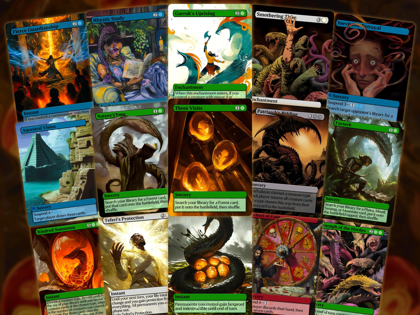 The First Sliver Custom Commander Deck - Proxy - Perfect Magic Gift - Tokens Included - Sliver Tribal Deck - Premium 110 card EDH Deck