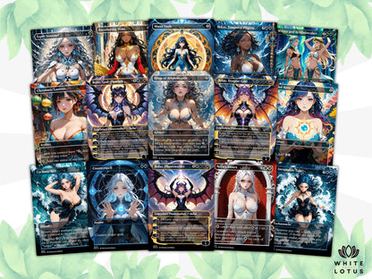 Esika God of the Tree Anime Waifu Proxy Commander Deck Custom Proxy EDH Superfriends English High Quality Cards