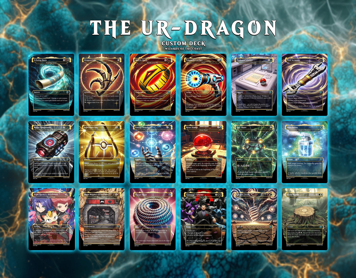 The Ur Dragon MTG Proxy Commander Deck