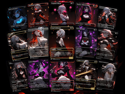 Vampire Tribal Commander Deck Edgar Markov Complete EDH Deck Proxy Deck