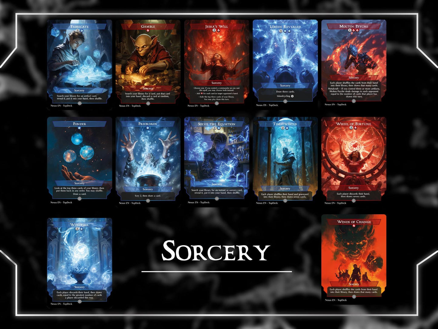 Niv-Mizzet Spellslinger - Commander EDH Deck - With Tokens - MTG Full Proxy Deck, Altered Cards cEDH