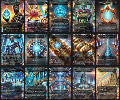 Hashaton the Scarab's Fist EDH Deck, 115 Cards, 15 Sideboard, Includes all major characters, Thanos and High Evolutionary Themed