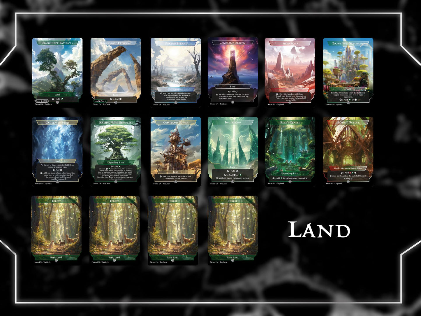 Rin and Seri Cat & Dog Tribal - Commander EDH Deck - With Tokens - MTG Full Proxy Deck, Altered Cards cEDH