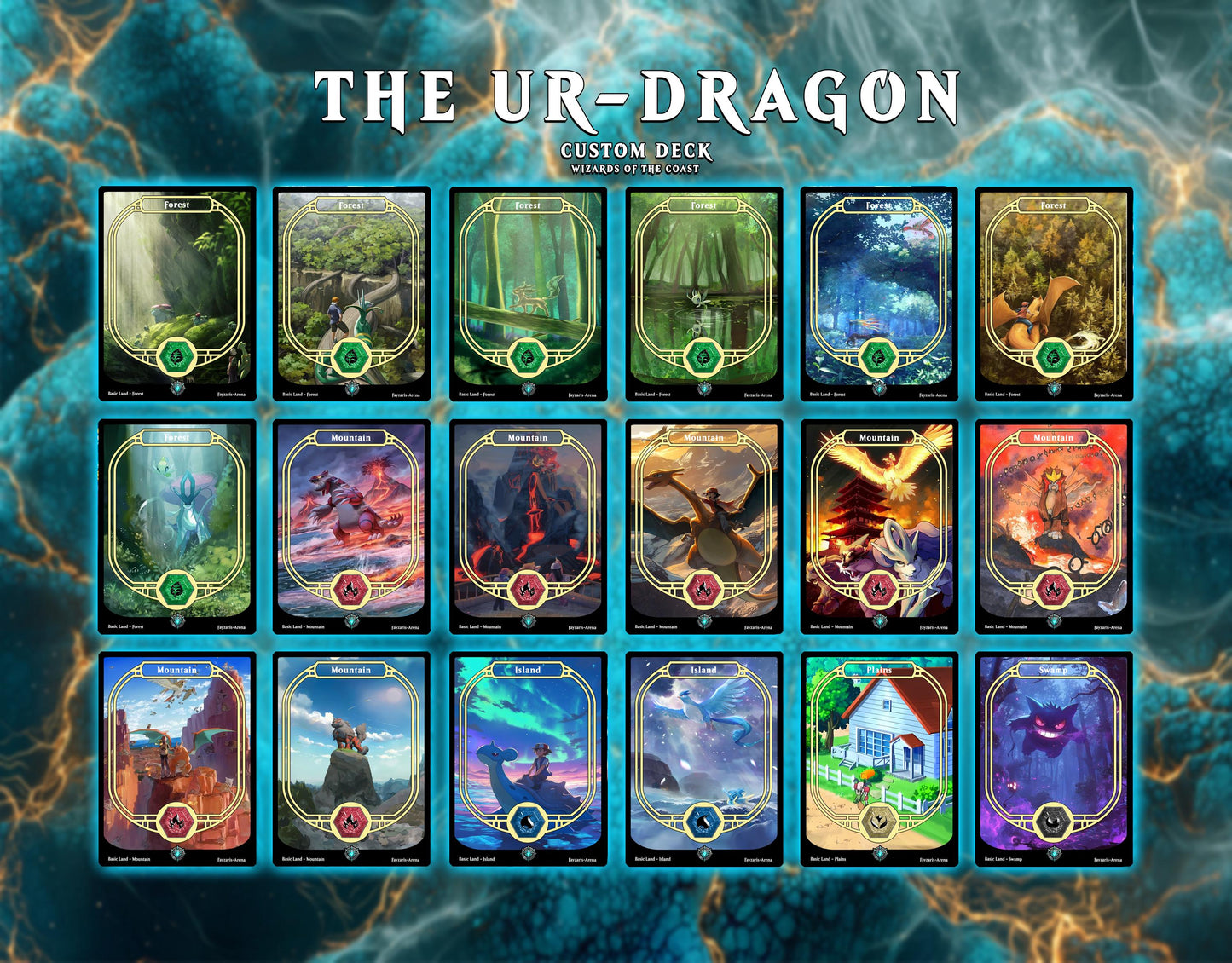 The Ur Dragon MTG Proxy Commander Deck