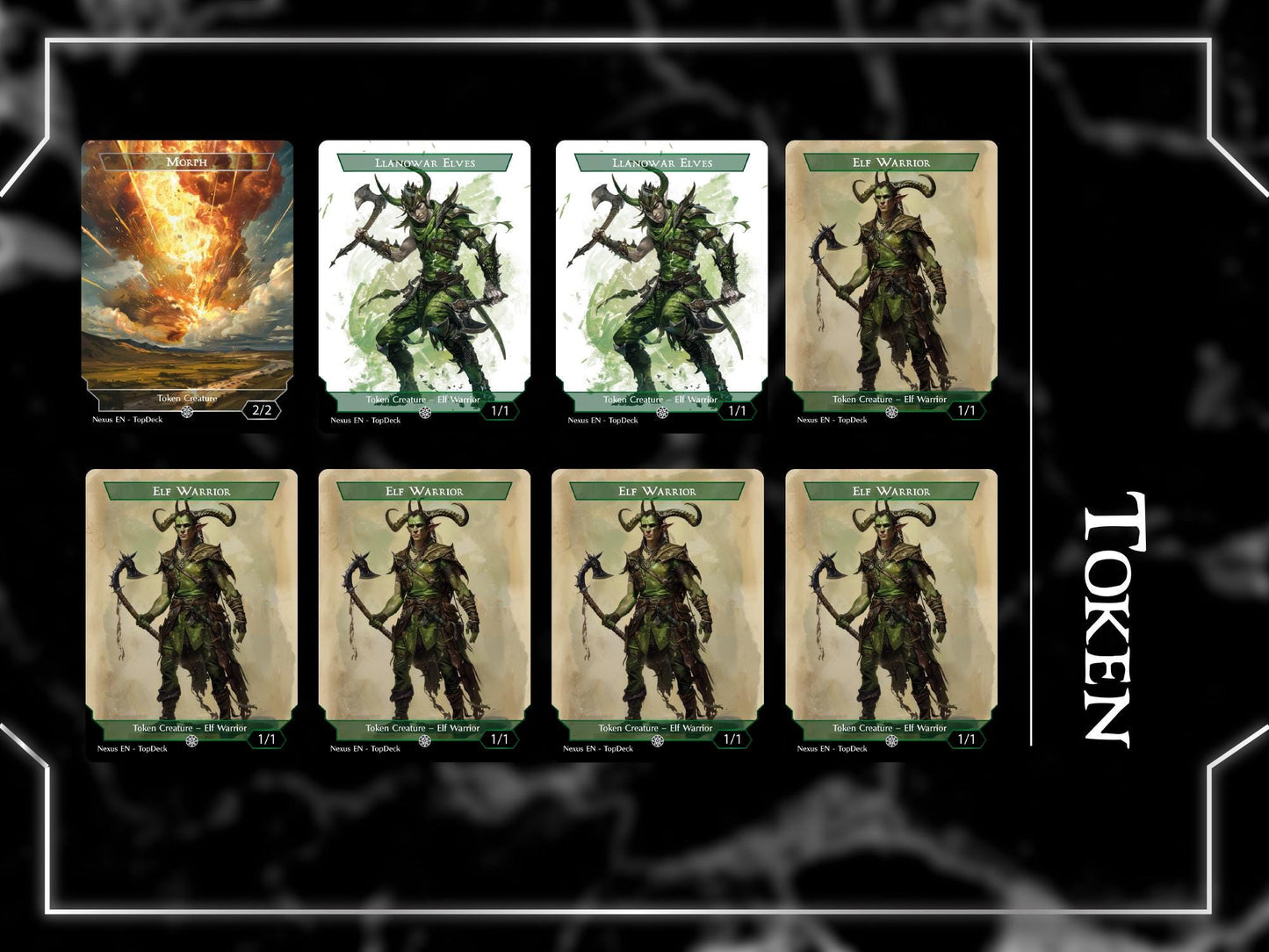 Lathril Elf Tribal - Commander EDH Deck - With Tokens - MTG Full Proxy Deck, Altered Cards cEDH