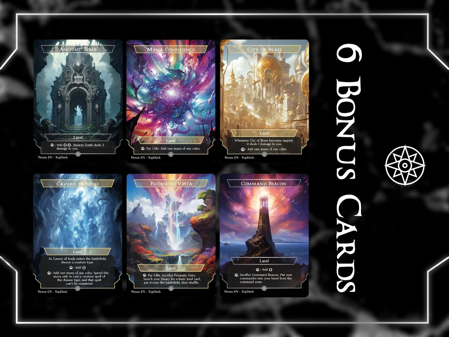 Dual Shock Fetch Lands Bundle + 6 Bonus Cards - Commander Land Pack Bundle