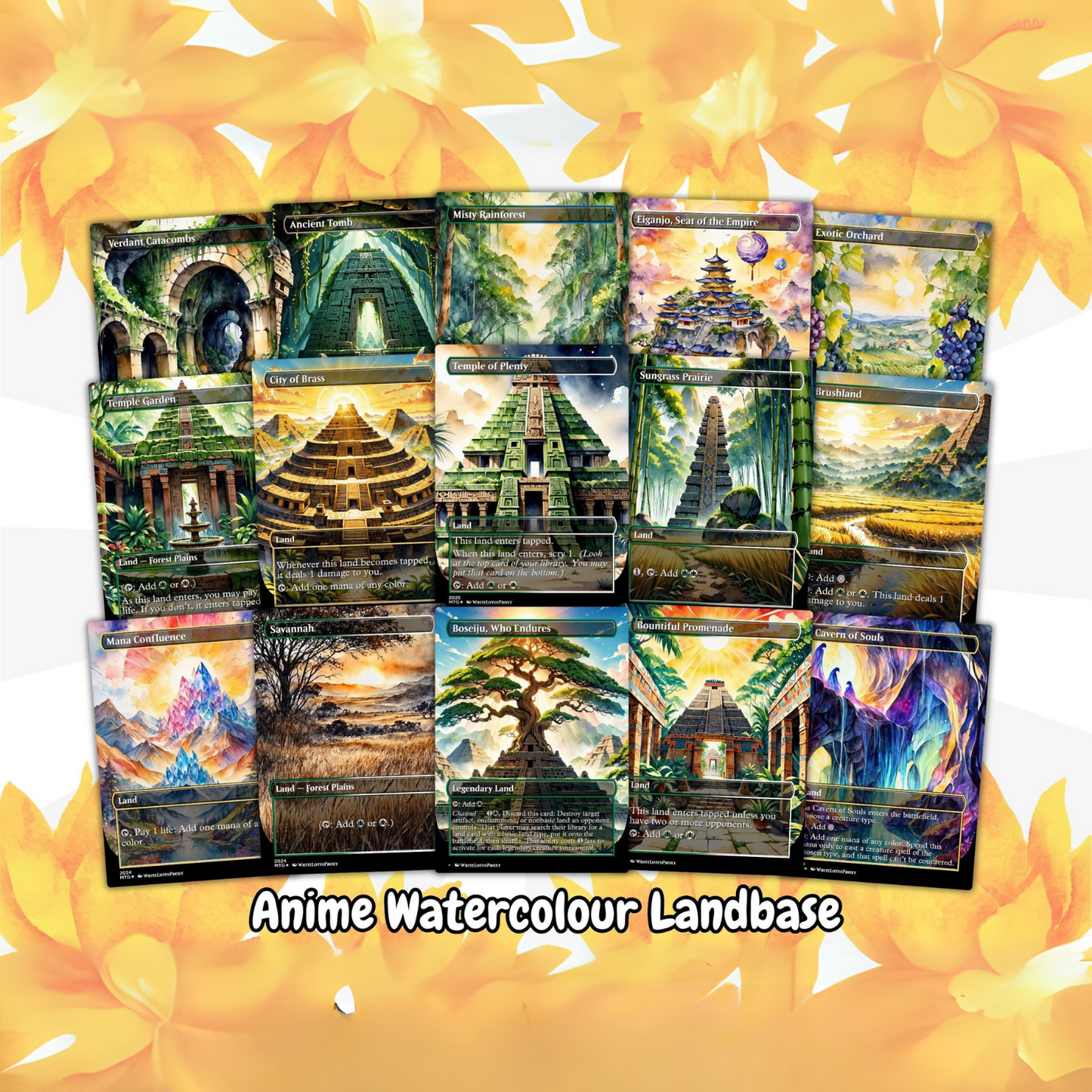 Cat Girl Tribal Anime Waifu Proxy Commander Deck Custom Proxy EDH High Quality Cards