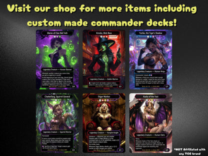 Chatterfang Commander Squirrel Deck – Custom Cards for Casual Play