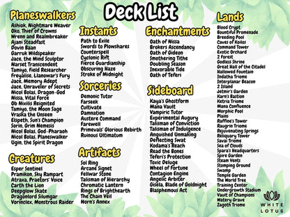 Esika God of the Tree Anime Waifu Proxy Commander Deck Custom Proxy EDH Superfriends English High Quality Cards