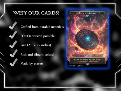 Urza Stax Combo cEDH - Commander EDH Deck - With Tokens - MTG Full Proxy Deck, Altered Cards cEDH